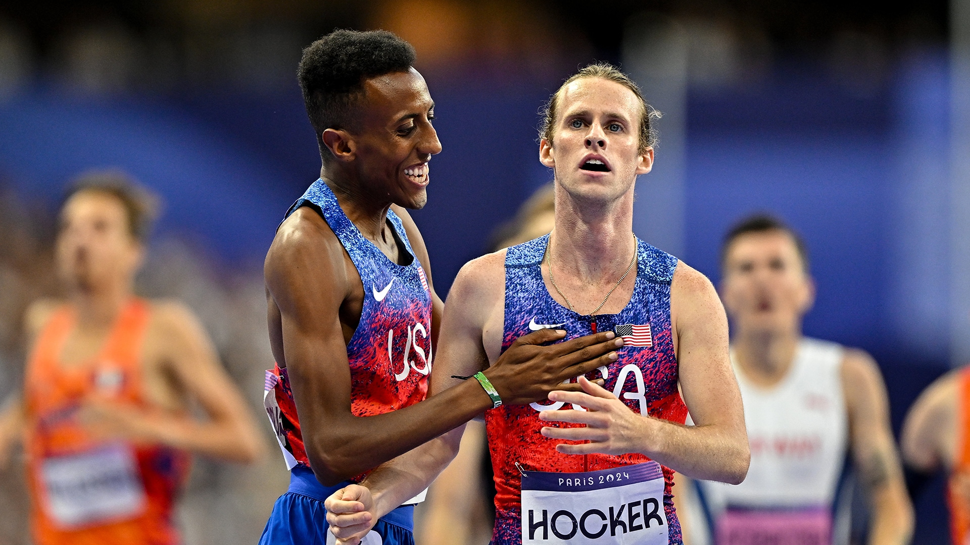 Kickin' it: Final push sends Cole Hocker, Yared Nuguse to Olympic podium