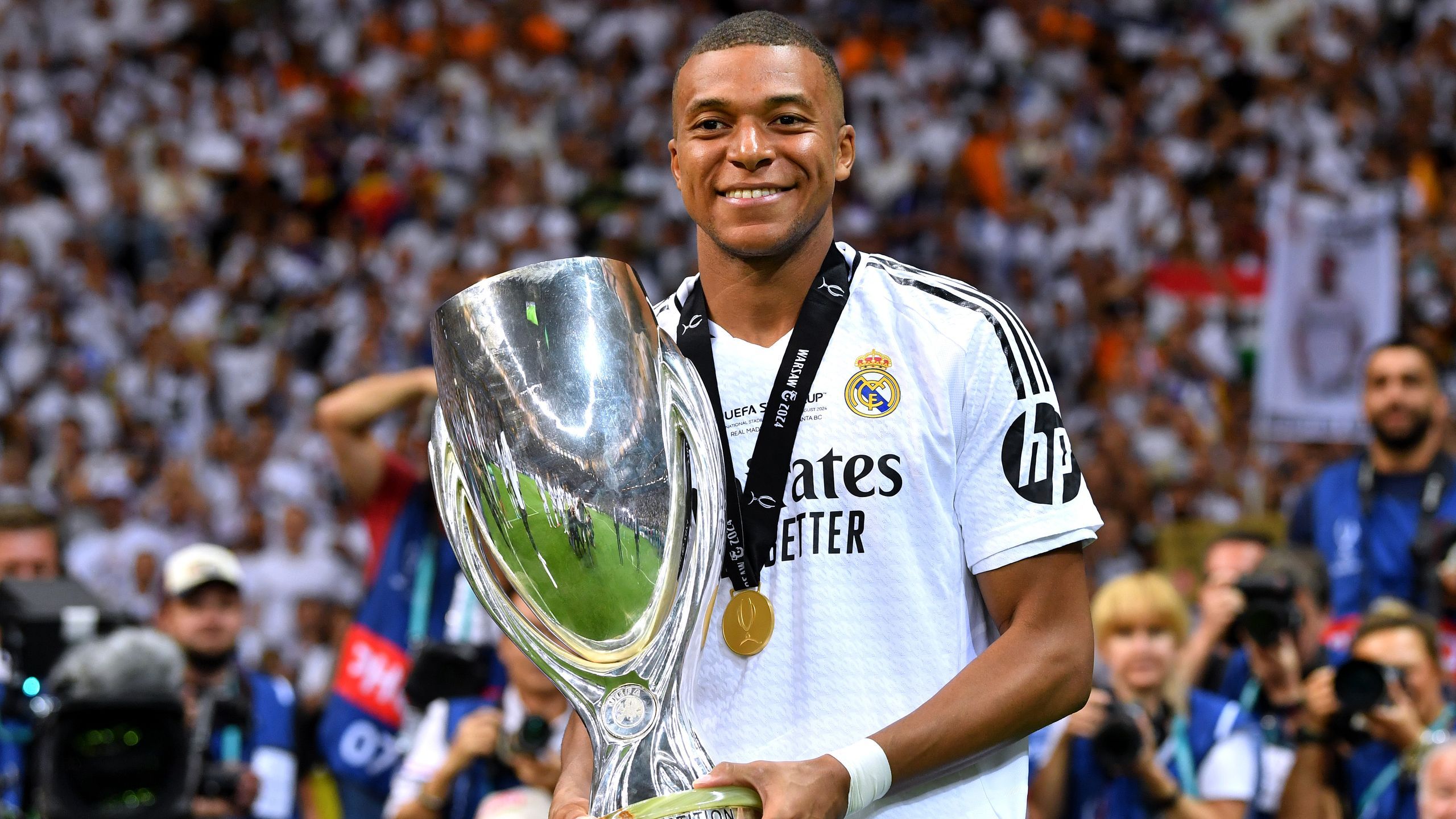 Kylian Mbappe: Real Madrid star relishing debut season after winning UEFA Super Cup on debut - 'I have no limit'