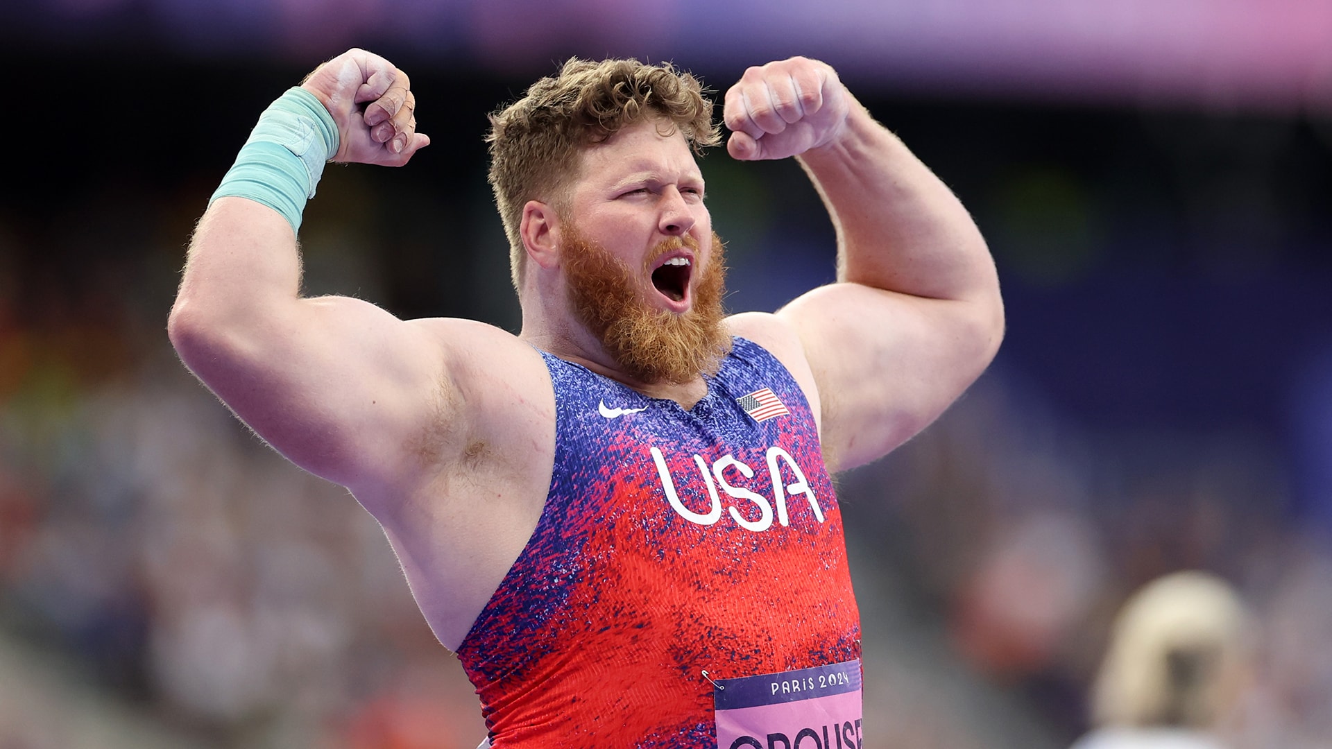 Legendary status: U.S. shot putter Ryan Crouser wins unprecedented third gold medal