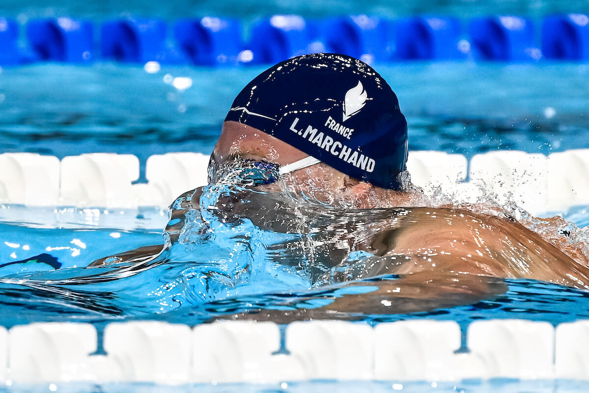 Leon Marchand in for Prelims for France (Medley Relay Names)