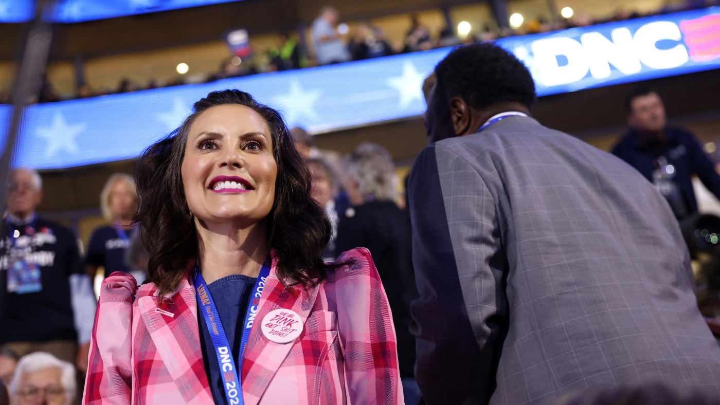 Michigan Gov. Gretchen Whitmer to address the Democratic National Convention Thursday night : NPR