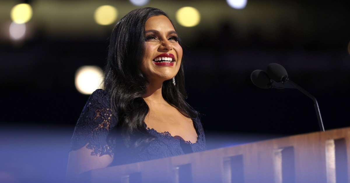 Mindy Kaling jokes that she previously 'outed Kamala Harris as Indian' during DNC speech