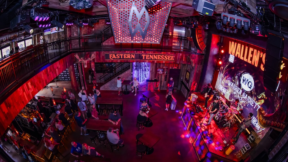 The showcase RCF system on the first floor of This Bar features two hangs of six HDL 28-A active line array modules, SUB 9006-AS dual 18-inch active subwoofers and TT 515-A active two-way loudspeakers for fill