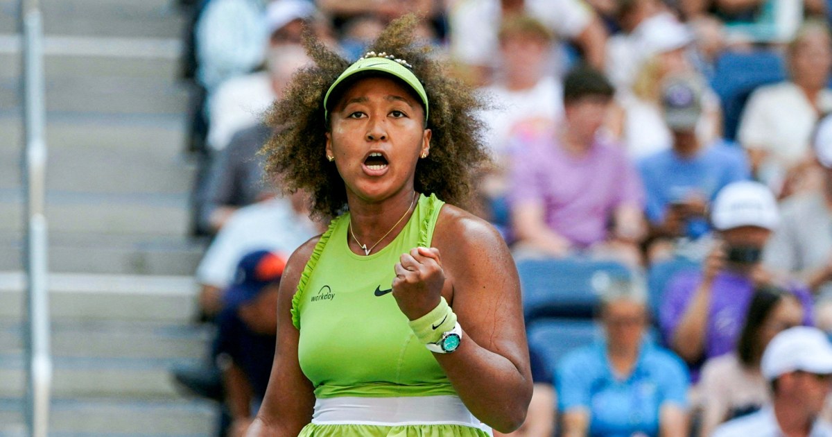 Naomi Osaka kicks off U.S. Open comeback with emotional win over Jelena Ostapenko