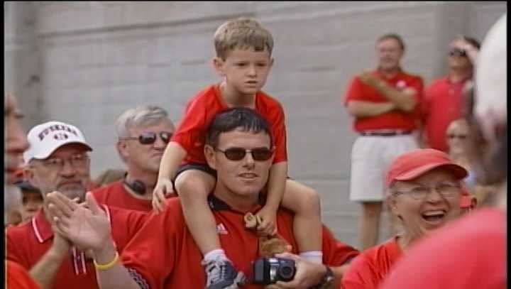 Nebraska football's Unity Walk in 2004