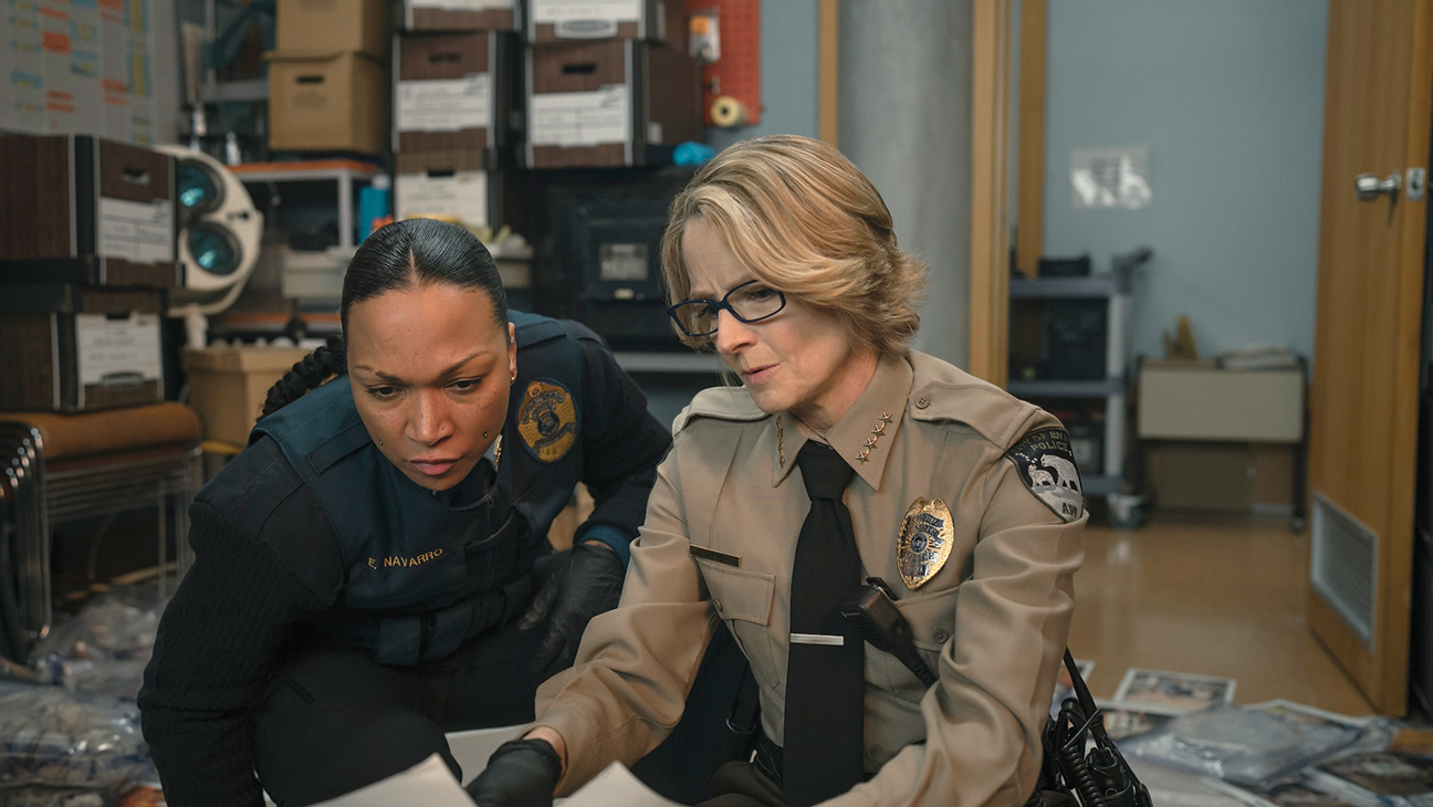 Kali Reis (left) and Jodie Foster in HBO’s True Detective: Night Country.