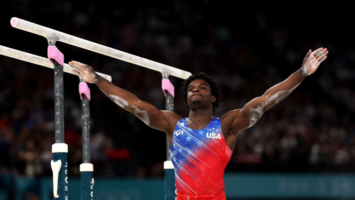 No U.S. medal in Olympic men’s gymnastics individual all-around : NPR