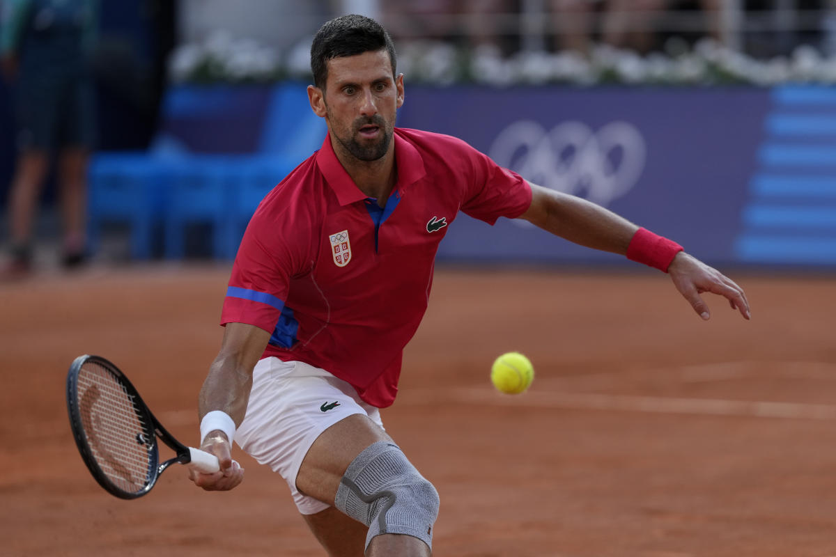 Novak Djokovic faces Carlos Alcaraz for the 2024 Olympics men's gold after beating Lorenzo Musetti