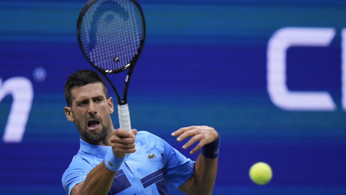 Novak Djokovic reaches US Open third round after opponent stops in 3rd set due to injury