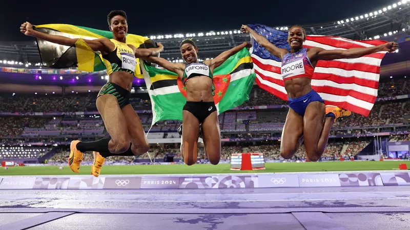 OLYMPIC CHAMPION! Thea LaFond Wins Olympic Triple Jump Gold