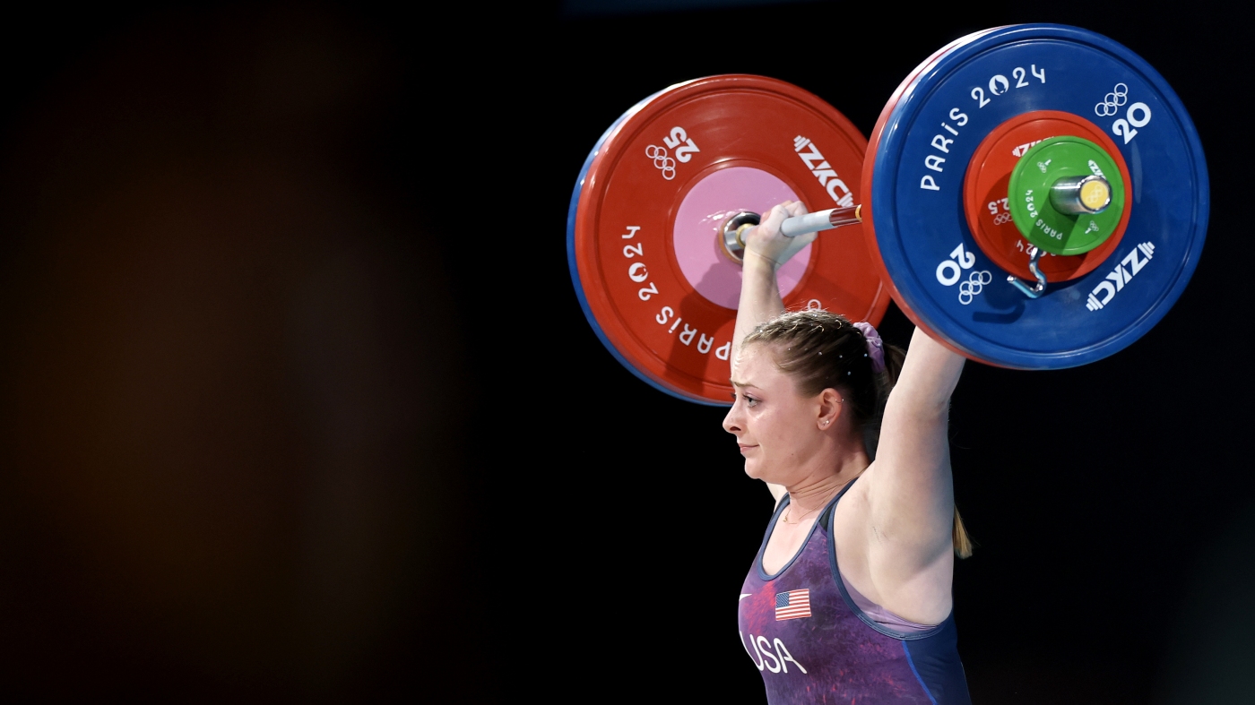 Olivia Reeves wins first U.S. weightlifting Olympic gold medal in 24 years : NPR