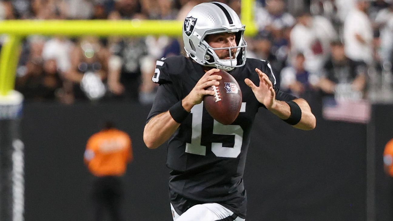 Raiders name Gardner Minshew as starting QB for Week 1