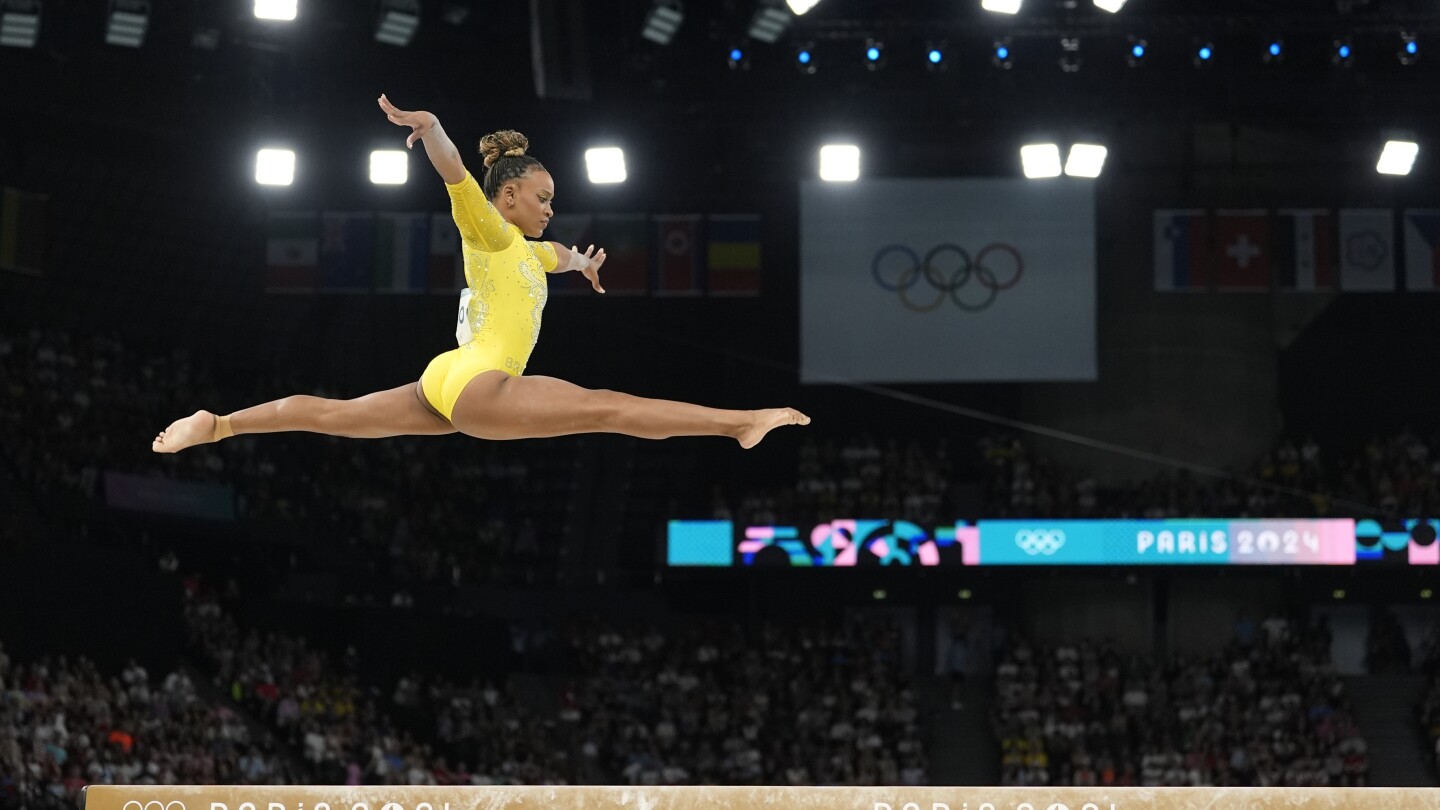 Rebeca Andrade pushes Biles, but settles for Olympics silver