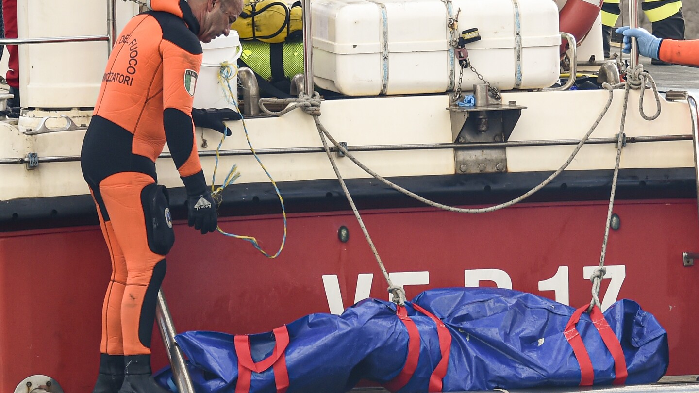 Rescuers recover fifth body from sunken superyacht off Sicily