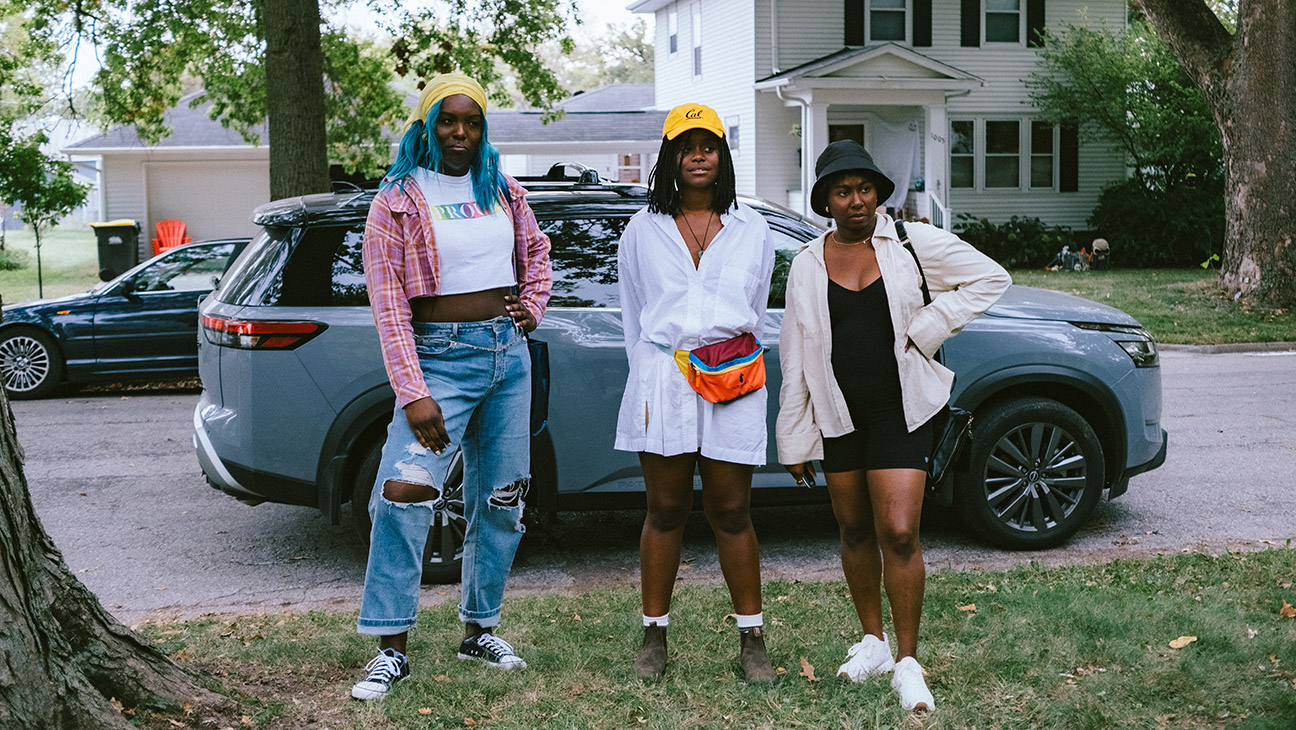 Dezi Bing, Denée Benton, and Sasha Compère in Shatara Michelle Ford’s Dreams in Nightmares.