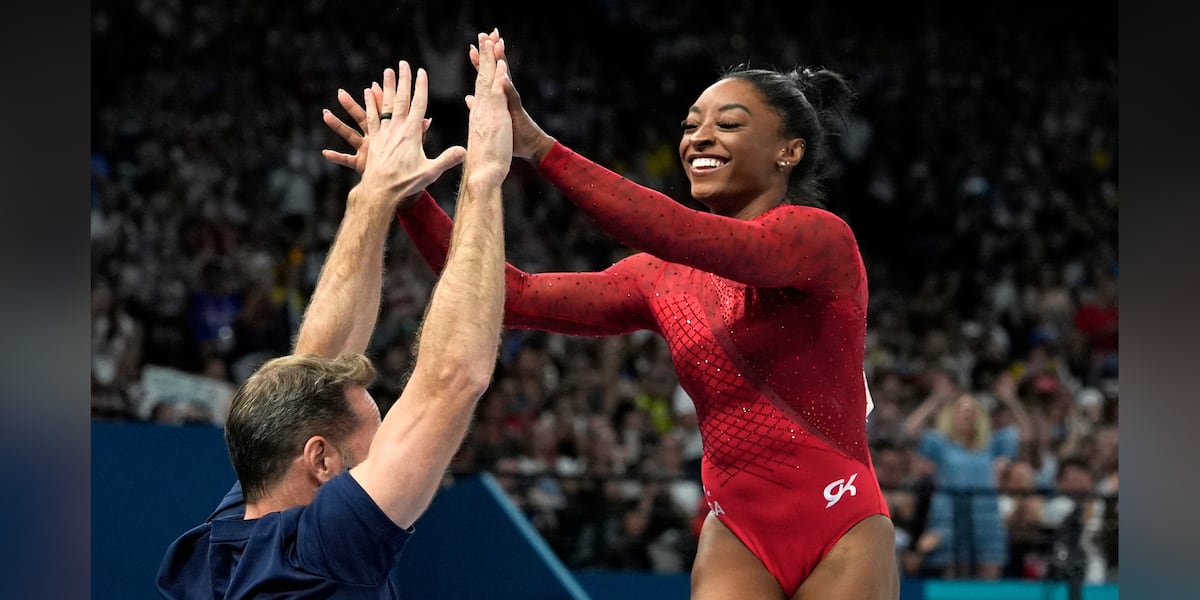 Simone Biles earns her 7th gold medal by winning women’s vault final at Paris Olympics