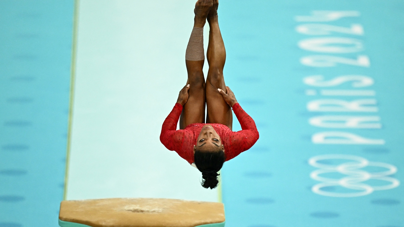 Simone Biles wins Olympic gold with the vault named after her : NPR