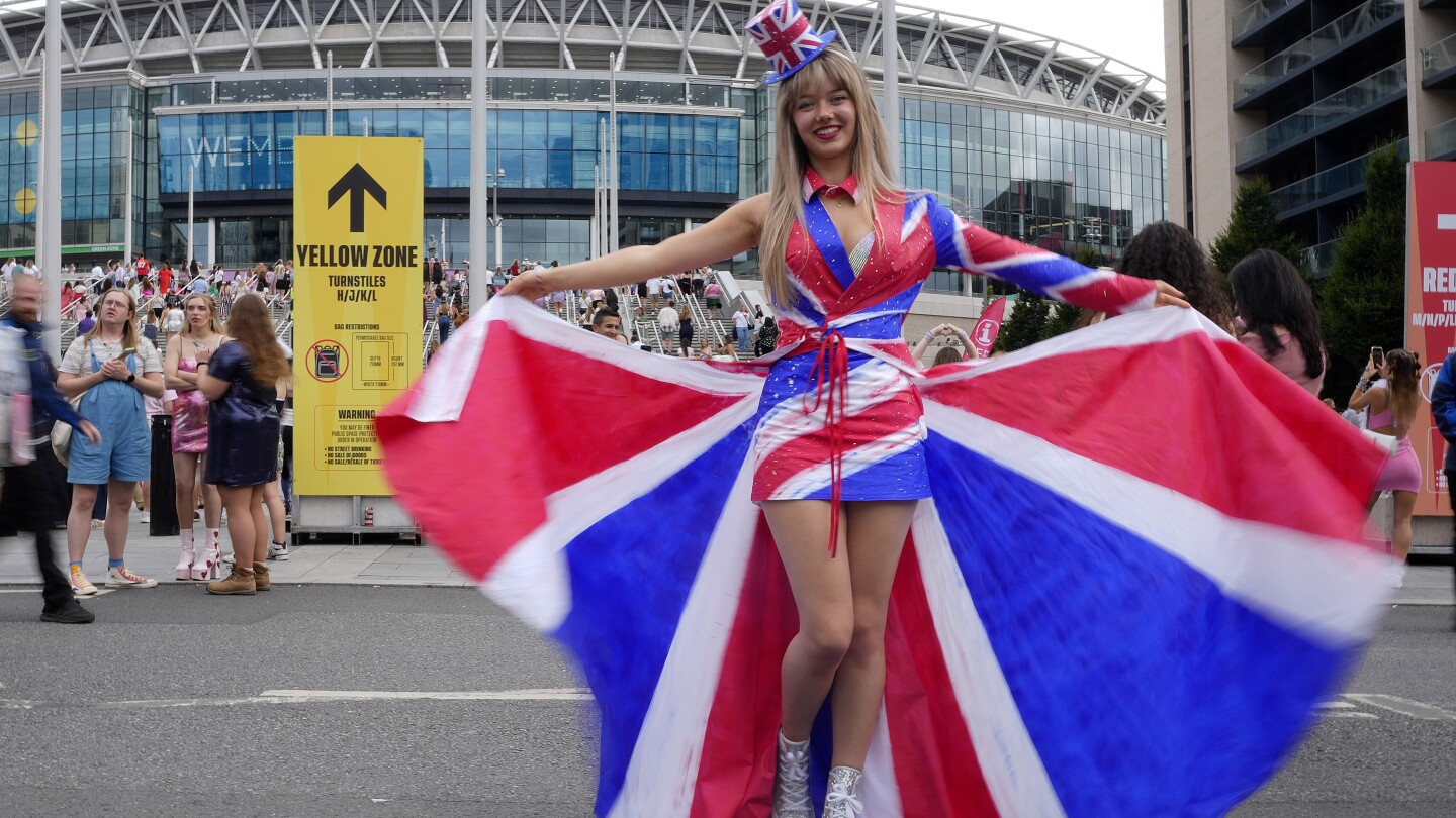 Taylor Swift's Eras tour returns in London, with assist from Ed Sheeran, after foiled terror plot