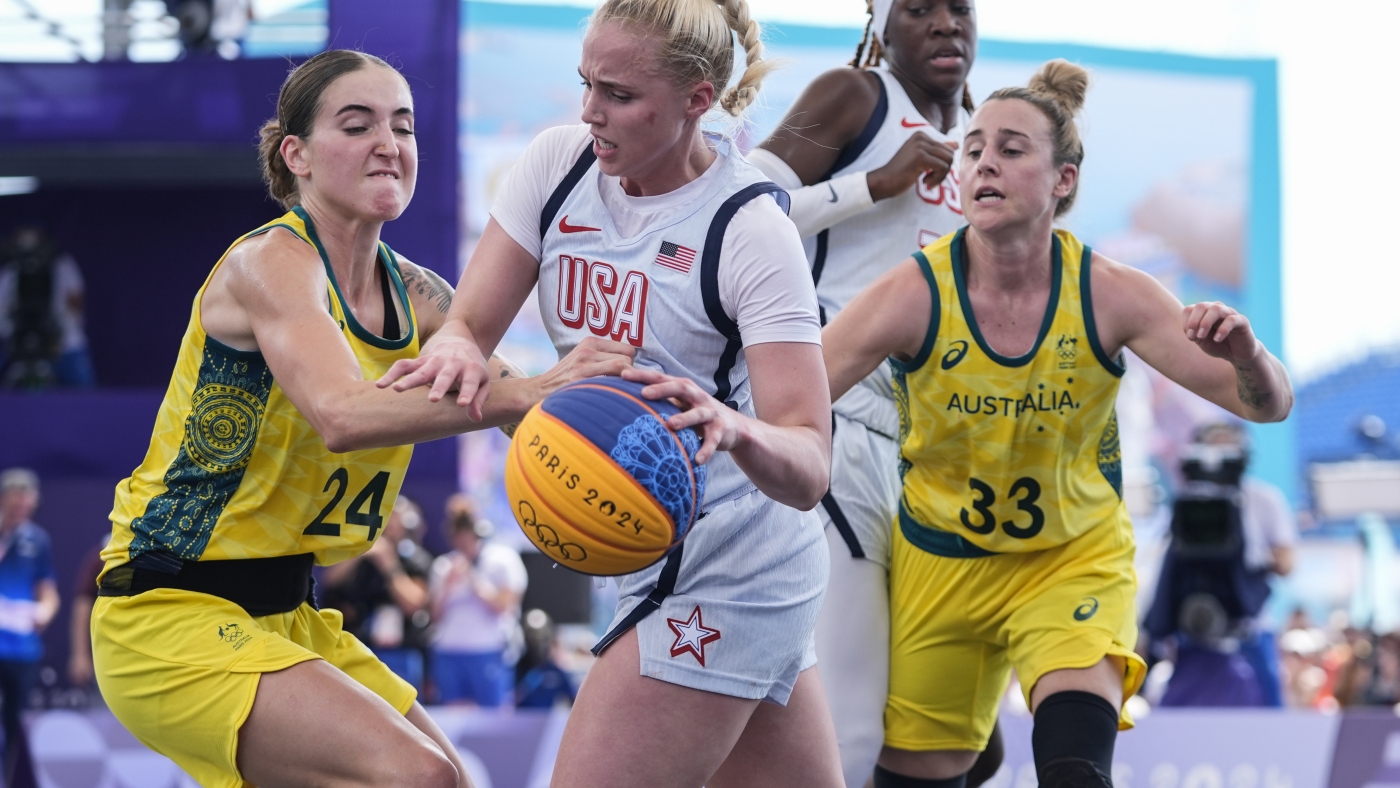 The U.S. has just 1 win between men's and women's Olympic 3x3 basketball. Why? : NPR