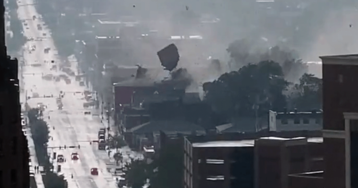 Tornado touches down in Buffalo and rips roof off Niagara Street building