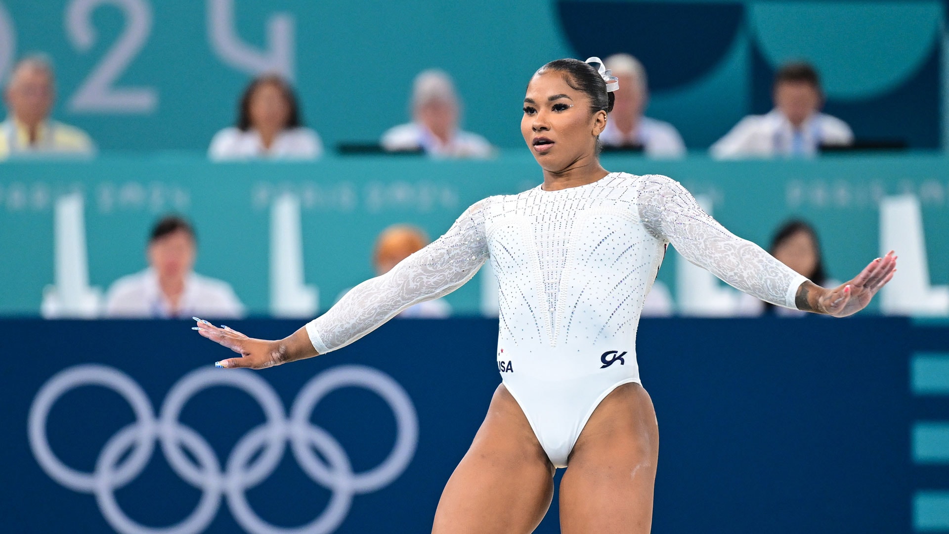 U.S. gymnast Jordan Chiles' floor final score changed due to inquiry technicality