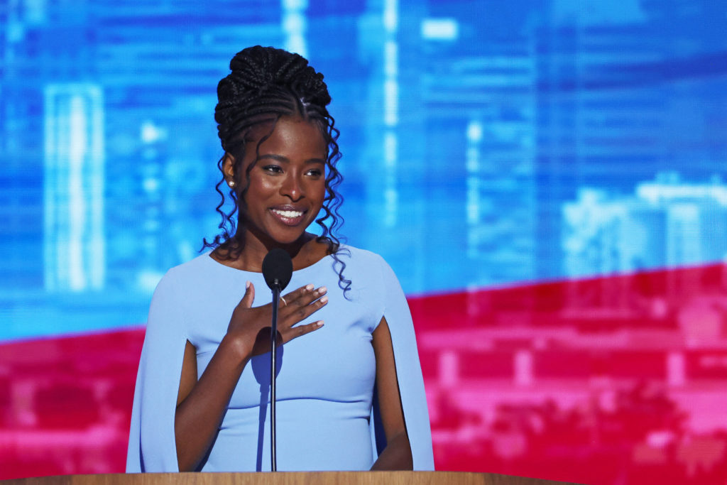 WATCH: Poet Amanda Gorman recites ‘This Sacred Scene’ at 2024 Democratic National Convention