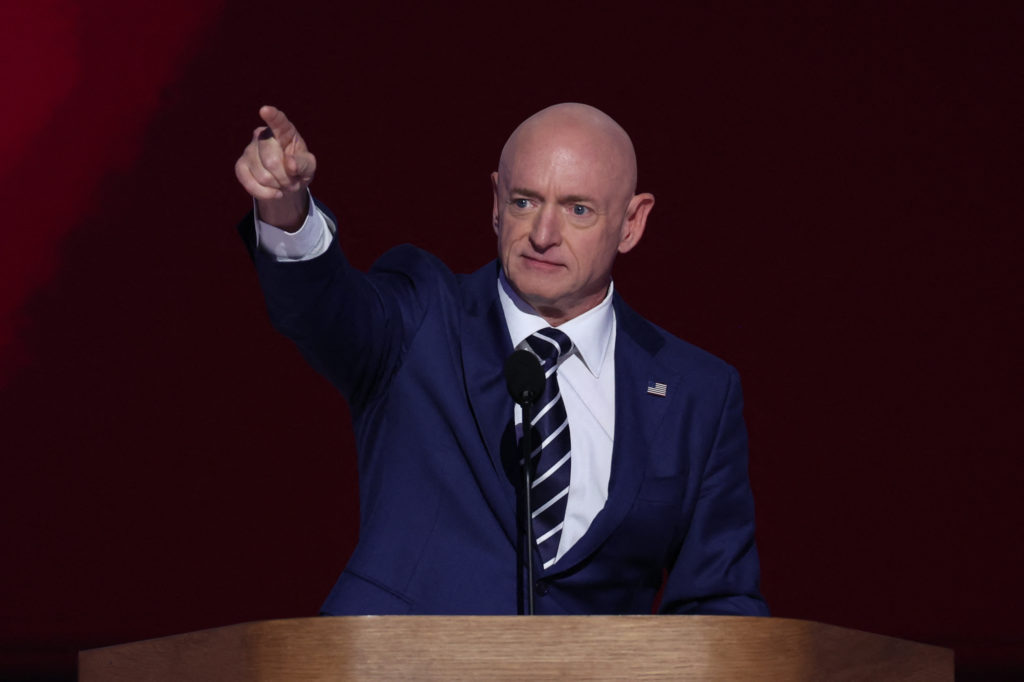 WATCH: Sen. Mark Kelly speaks at 2024 Democratic National Convention