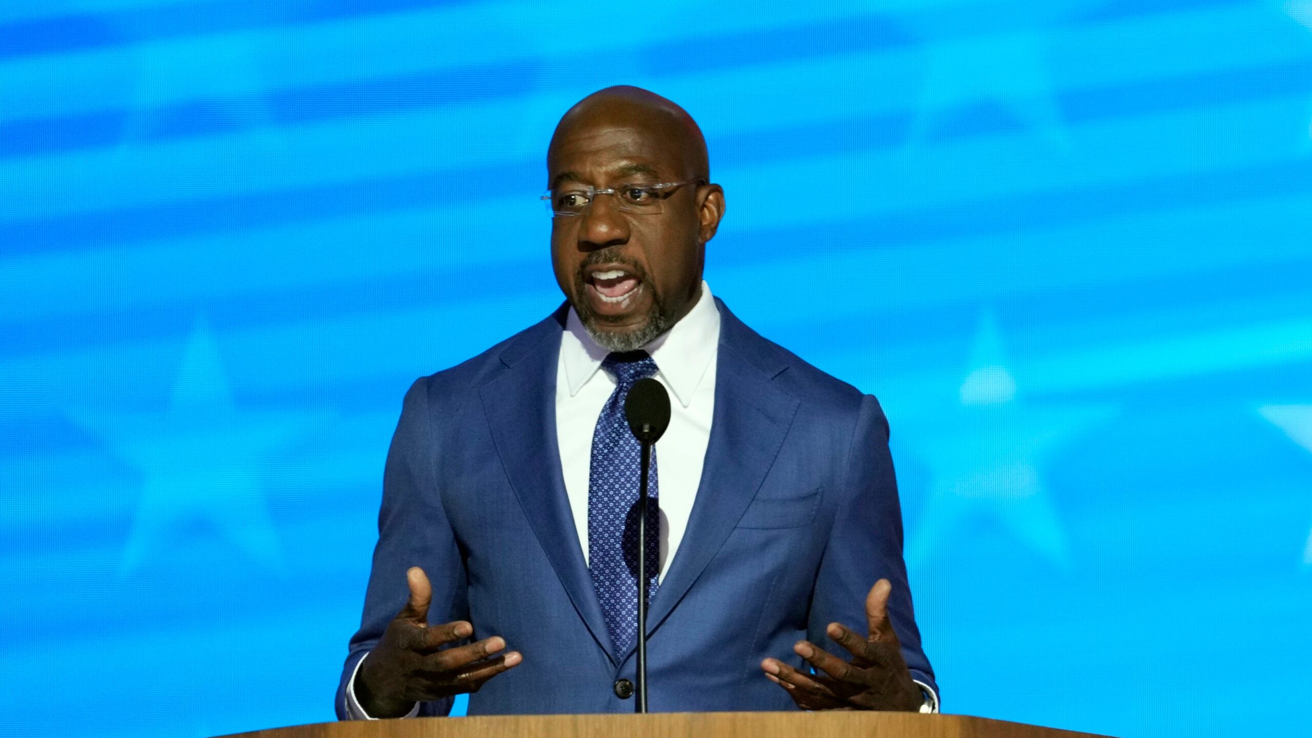 Watch Georgia Senator Raphael Warnock speak at 2024 DNC