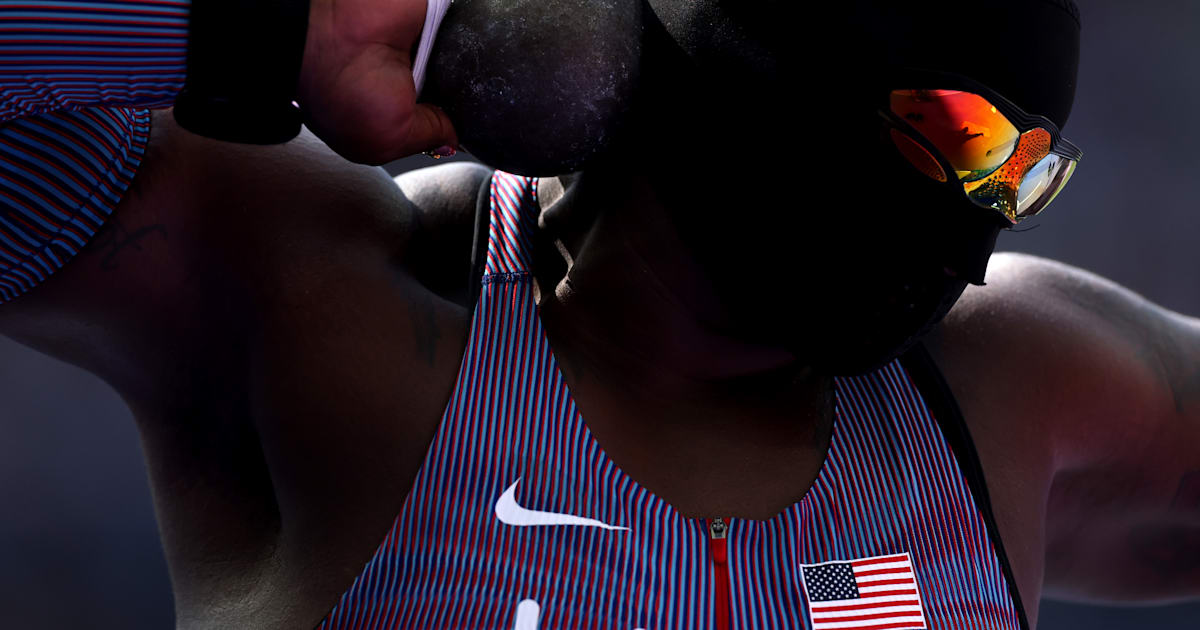 Why does Team USA’s Raven Saunders wear a mask when competing?