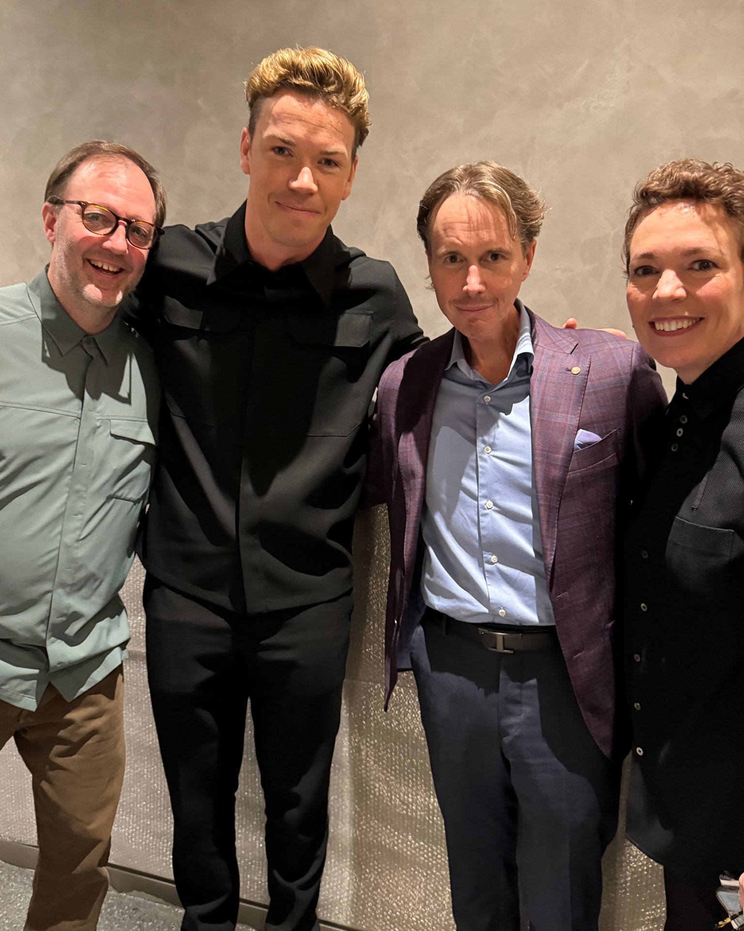 grant_achatz / Wylie Dufresne, Will Poulter, Grant Achatz, and Olivia Colman