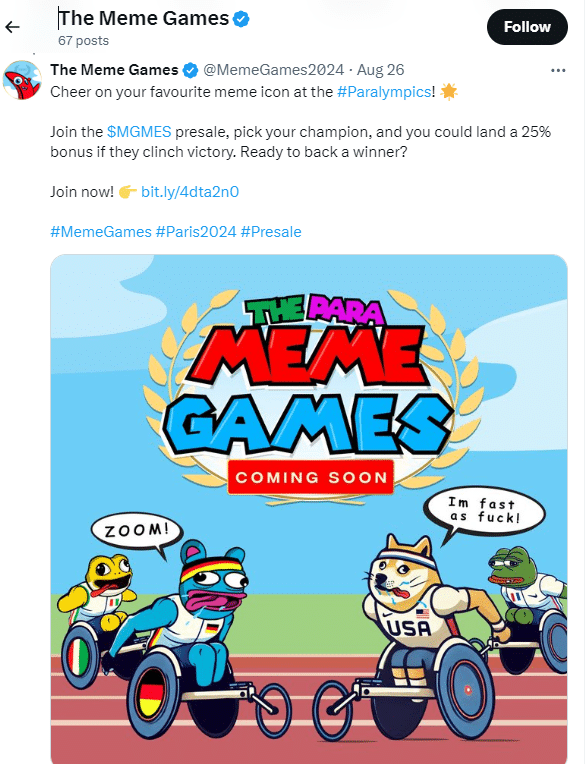 MGMES Tweet