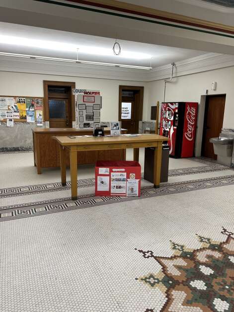 Look for this diaper drive box in the Henry County Courthouse. (Photo Submitted)