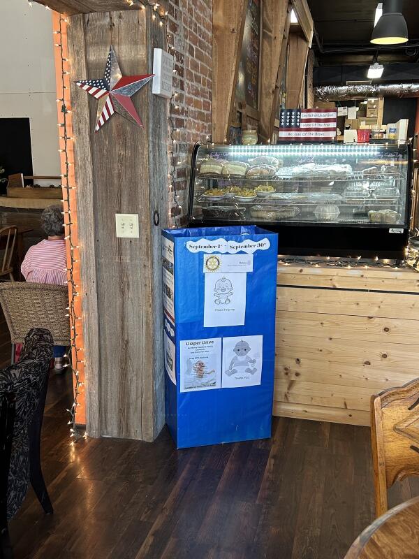 Diaper drive donation boxes pop up for drop offs