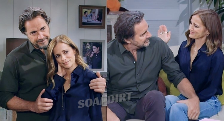 Bold and the Beautiful: Ridge Forrester (Thorsten Kaye) - Taylor Hayes (Rebecca Budig)