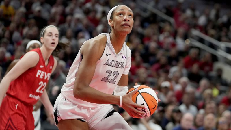 A’ja Wilson breaks WNBA single-season scoring record in Las Vegas Aces win