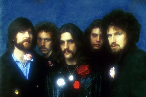 UNSPECIFIED - JANUARY 01:  Photo of Don FELDER and Glenn FREY and Bernie LEADON and Randy MEISNER and EAGLES and Don HENLEY; L-R: Randy Meisner, Bernie Leadon, Glenn Frey, Don Felder, Don Henley - posed, studio, group portrait, c.1974/1975  (Photo by RB/Redferns)