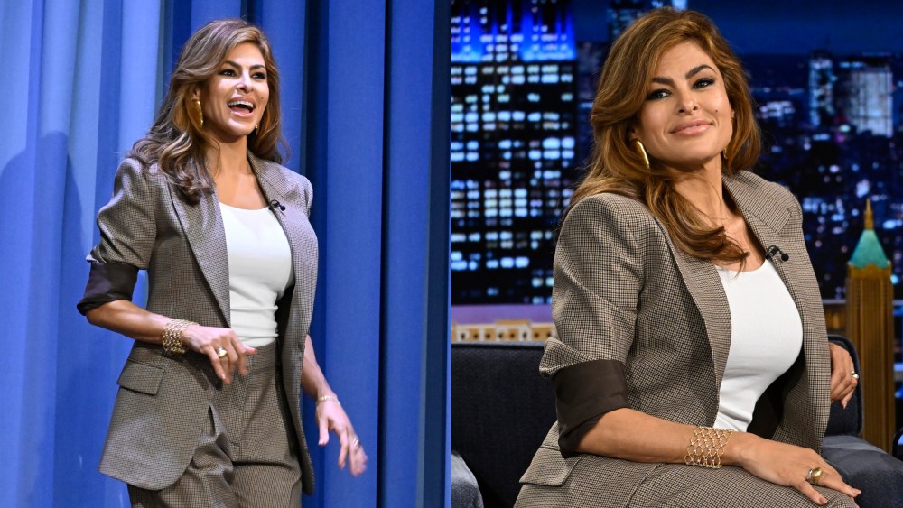 eva mendes, the tonight show starring jimmy fallon