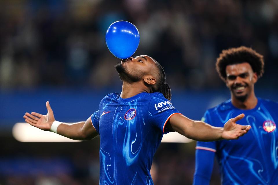 Christopher Nkunku starred at Stamford Bridge (Zac Goodwin/PA) (PA Wire)