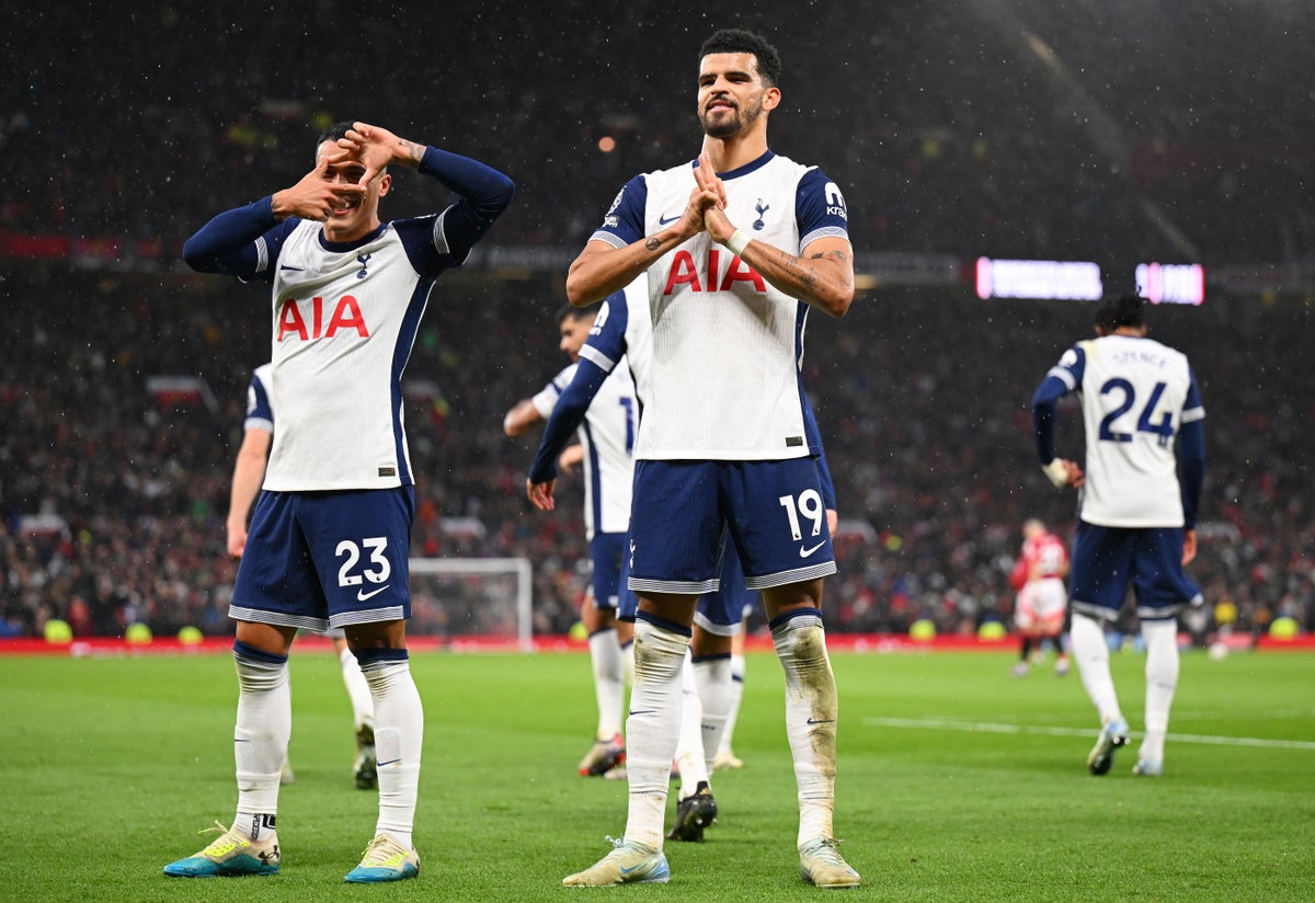 Man United v Tottenham LIVE: Premier League result and reaction as Kulusevski and Solanke score in big win