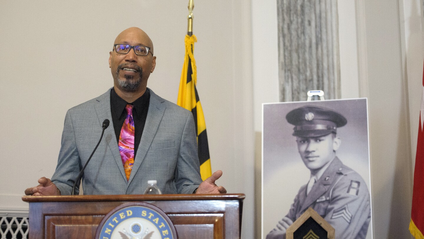 80 years after D-Day the family of a Black World War II combat medic receives his medal for heroism