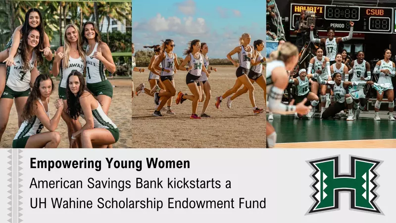 American Savings Bank Pledges $50,000 to Support Rainbow Wahine Student-Athletes