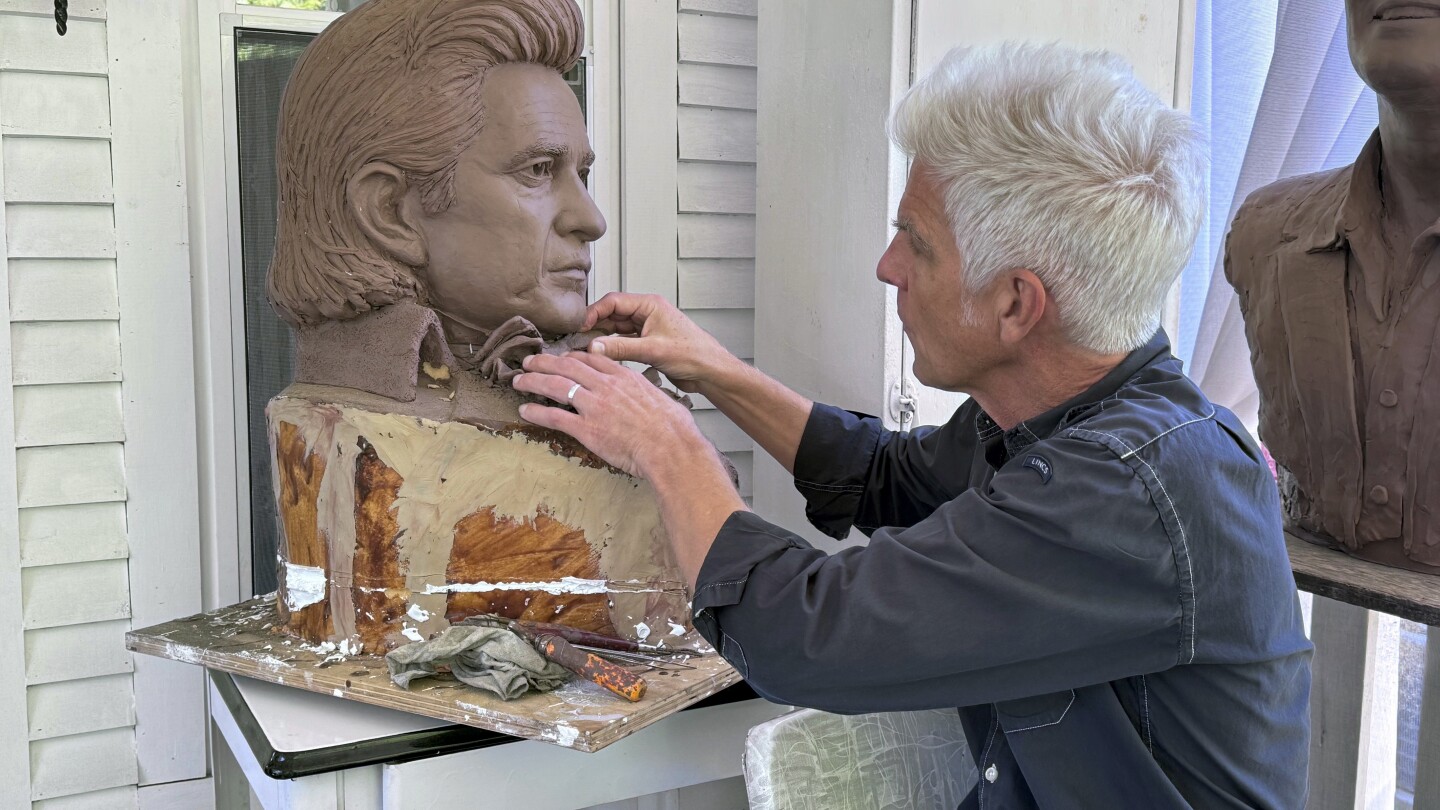 Arkansas unveils Johnny Cash statue inside the US Capitol