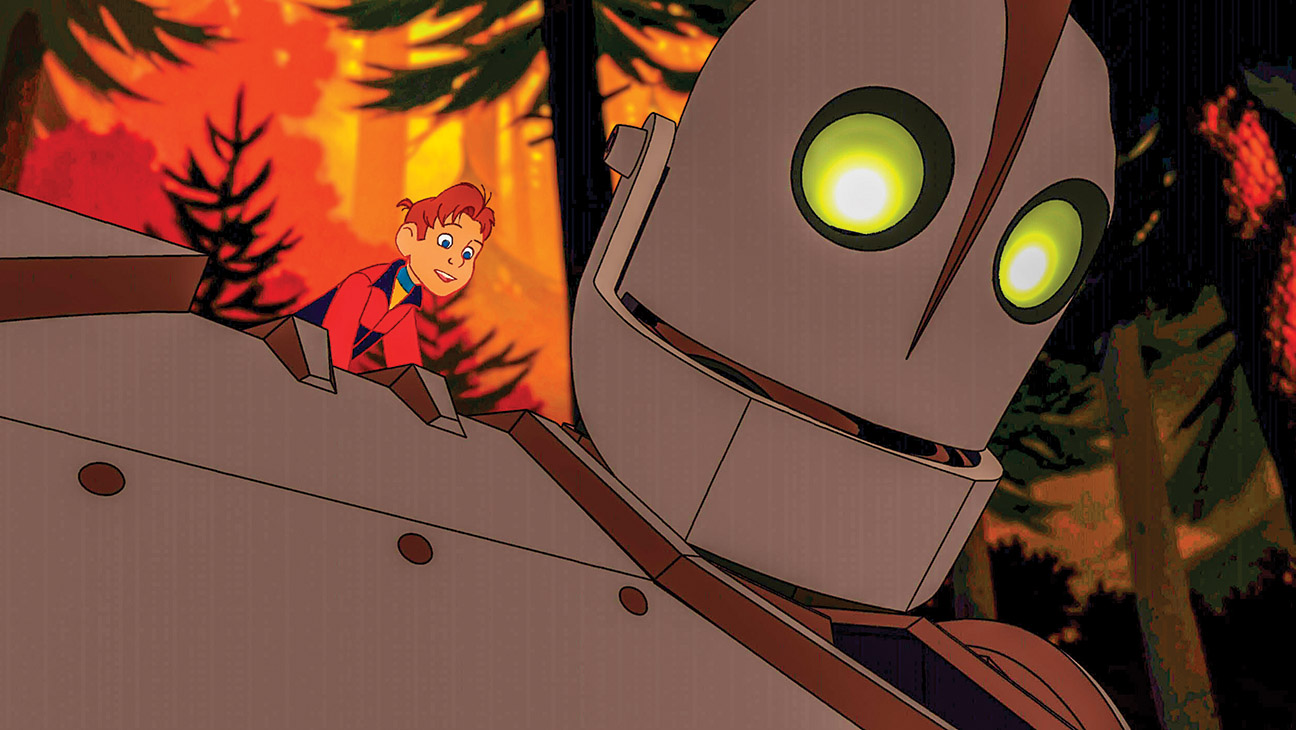 THR praised the sense of joy in the many funny and inventive scenes between parent-like Hogarth and the puppyish I.G. in Warner Bros.’ The Iron Giant.