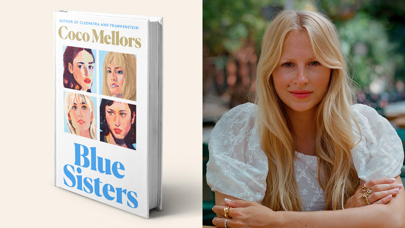 Blue Sisters Book and Coco Mellors Headshot