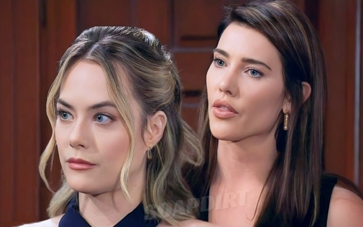 Bold and the Beautiful Spoilers: Steffy Forrester (Jacqueline MacInnes Wood) - Hope Logan (Annika Noelle)