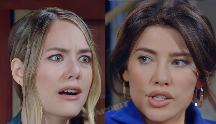 Bold and the Beautiful Spoilers: Steffy Forrester (Jacqueline MacInnes Wood) - Hope Logan (Annika Noelle)