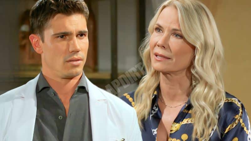 Bold and the Beautiful Spoilers: Brooke Logan (Katherine Kelly Lang) - John Finnegan - Finn - (Tanner Novlan)