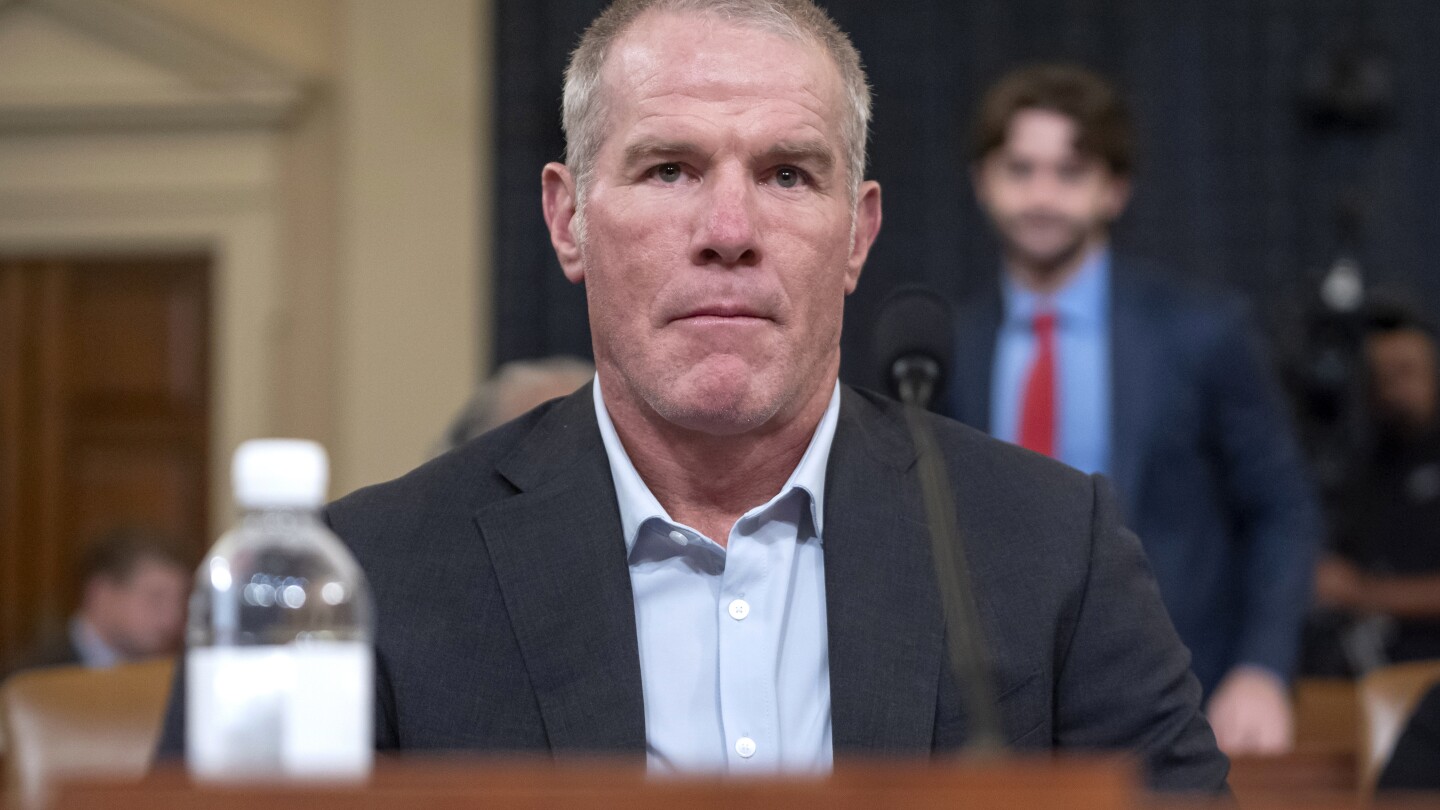 Brett Favre, retired NFL QB, says he has Parkinson's disease