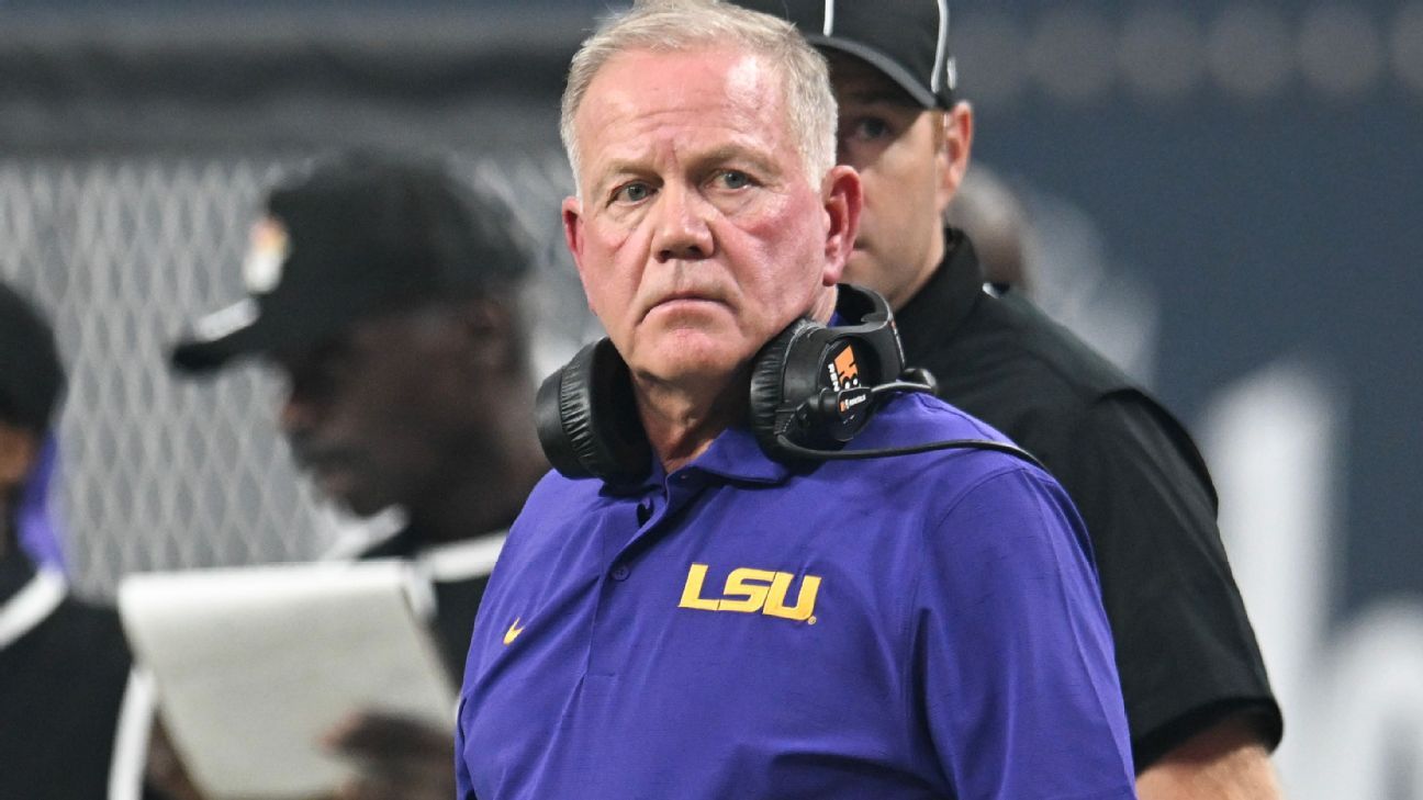 Brian Kelly critical after LSU Tigers' 'unacceptable' loss