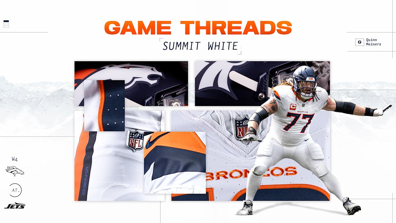 Broncos to wear Summit White jerseys and pants vs. Jets